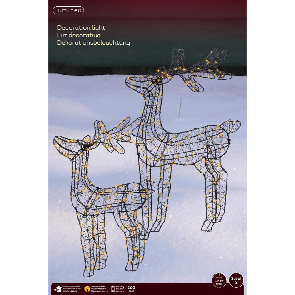 Micro Led Outdoor Reindeers