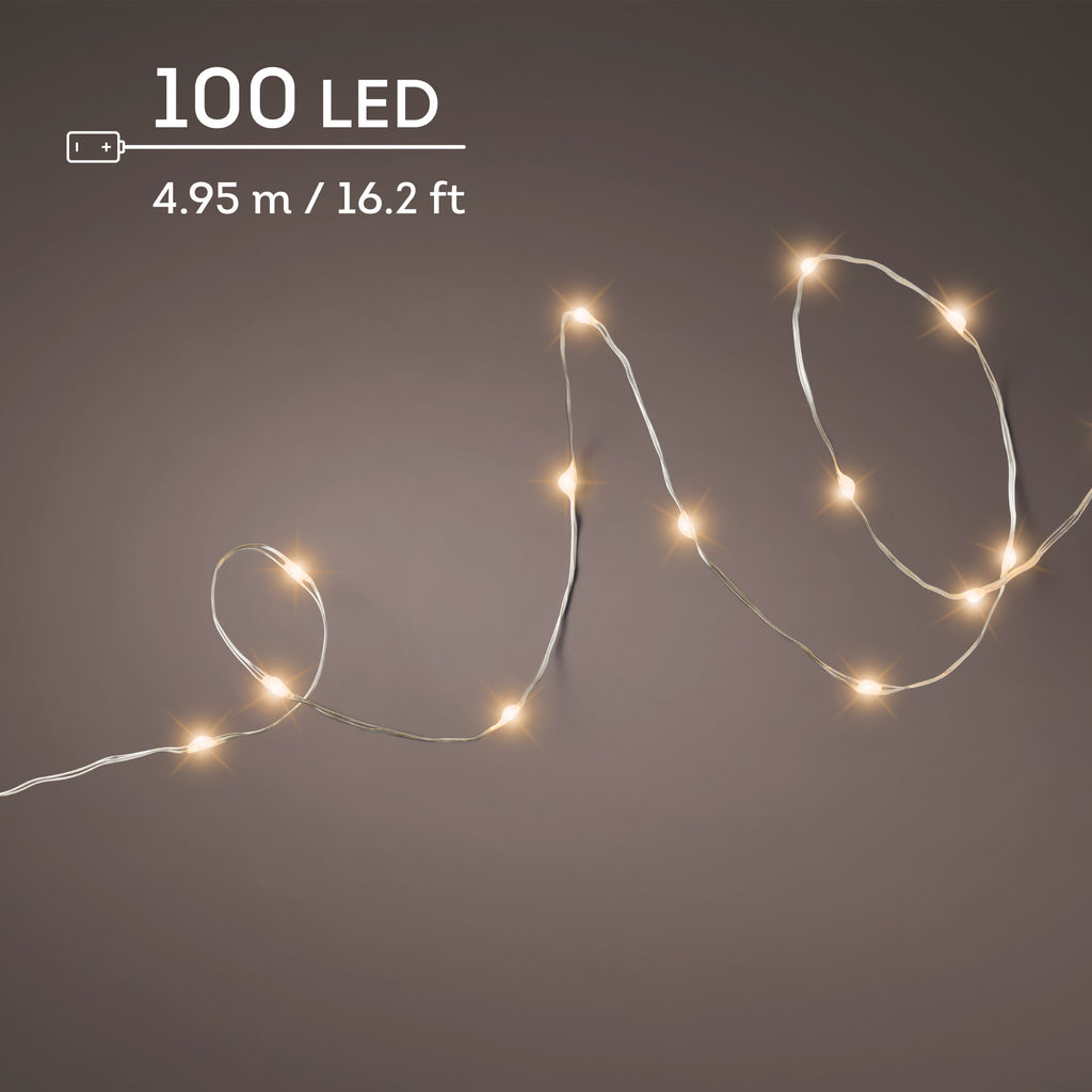 Micro LED string lights (100 LED classic warm lights)