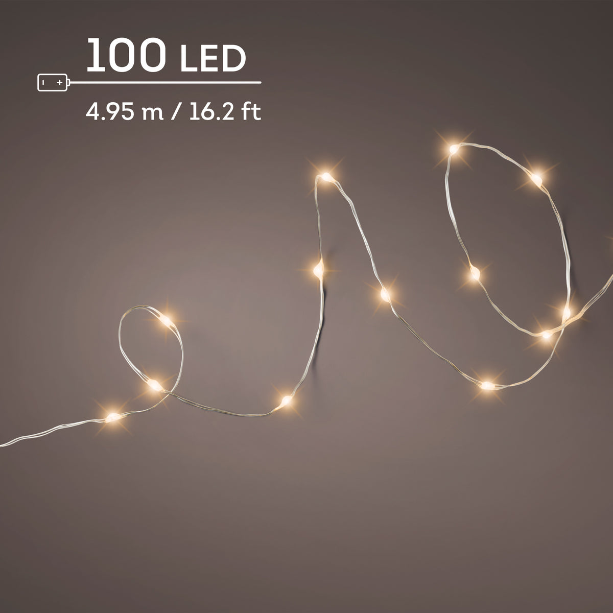 Micro LED string lights (100 LED classic warm lights)