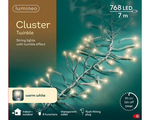 768 LED Cluster Tree Lights Warm White