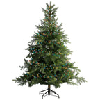 500 LED compact multi colour lights on green cable