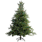 1500 LED compact multi-coloured lights on green cable