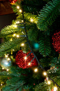 1500 LED Compact Warm White Lights on Green Cable