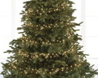750 LED Compact warm white lights on green cable