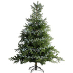 1000 LED compact tree cool white lights with white wire