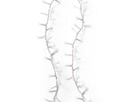 1000 LED compact tree cool white lights with white wire
