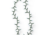1500 LED compact cool white lights on green cable