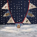 Christmas market scene bunting