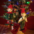 Christmas elf hanging decs