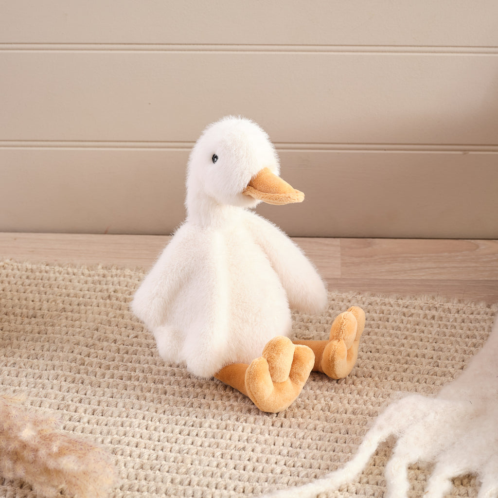 Plush Mabel the duck soft toy