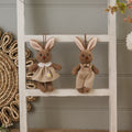 Natural bunny hanging decs