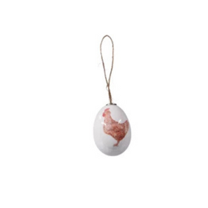 Shatterproof egg hanging decs