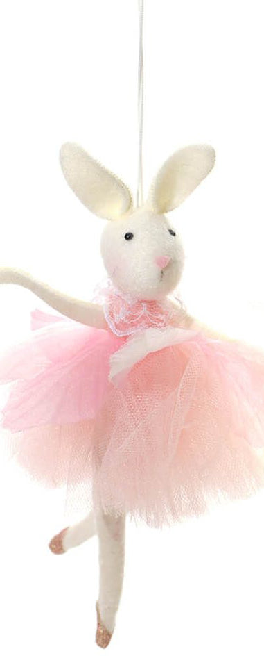 Bunny ballerina hanging decoration
