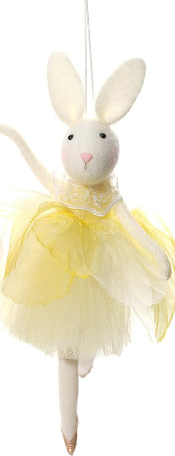 Bunny ballerina hanging decoration