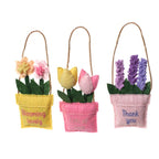Felt flower thank you hanging decorations