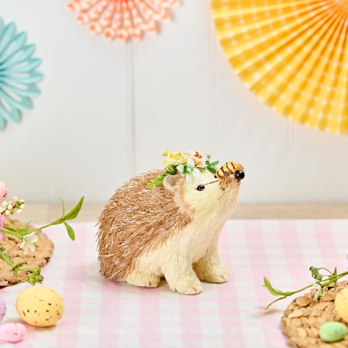 Bristle hedgehog decoration