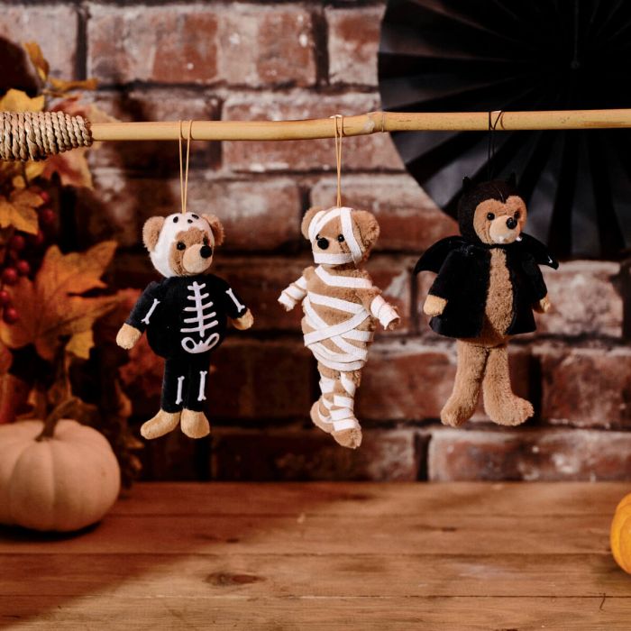 Spooktacular dressed bear hanging dec
