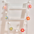 Felt flower garland