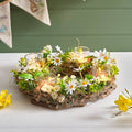 Meadow fields twig round candle holder centre piece