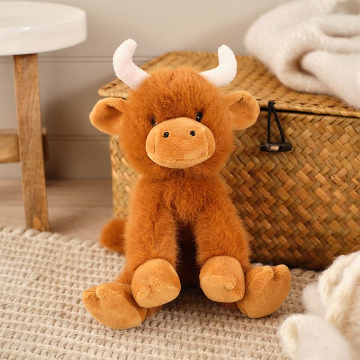 Hugo the highland coo soft toy