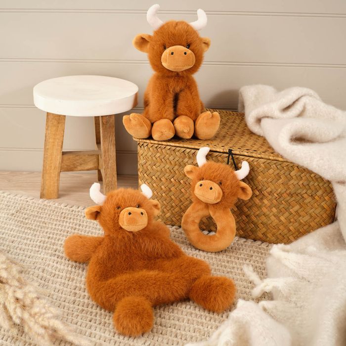 Hugo the highland coo soft toy