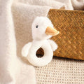 Plush Mabel the duck baby rattle
