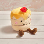 Plush pancake with strawberries stack