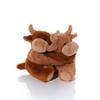 Highland cow plush hugging toy (2 cows)