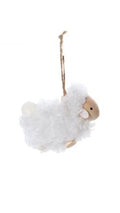 Fleecey sheep hanging decs