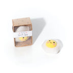 Tiny world fabric fried egg boxed keepsake