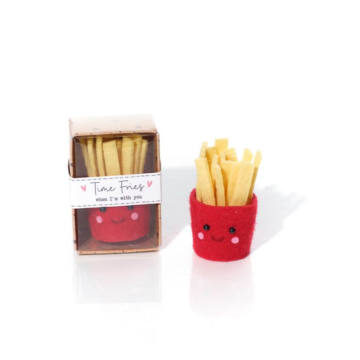Tiny world fabric french fries boxed keepsake