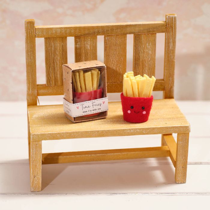 Tiny world fabric french fries boxed keepsake