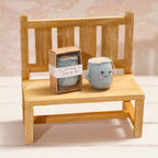 Tiny world fabric cup of tea boxed keepsake