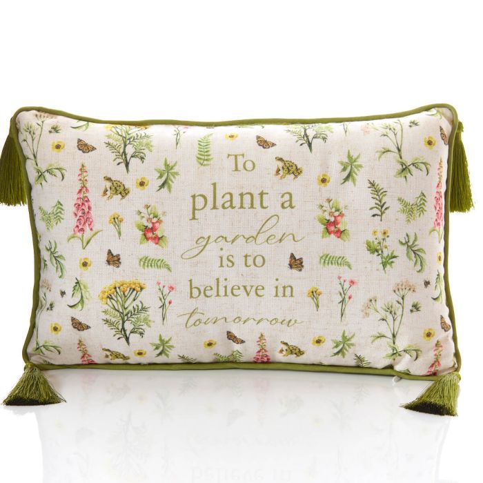 Wildflower 'To plant a garden' cushion