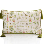 Wildflower 'To plant a garden' cushion