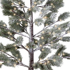 Snowy pine LED tree - 6ft