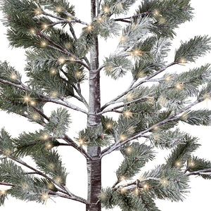 Snowy pine LED tree - 6ft