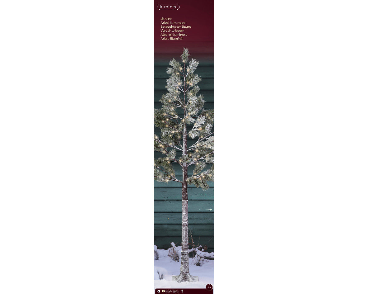 Snowy pine LED tree - 6ft