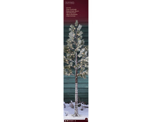 Snowy pine LED tree - 6ft