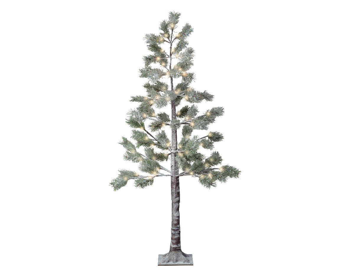 Snowy pine LED tree- 5ft