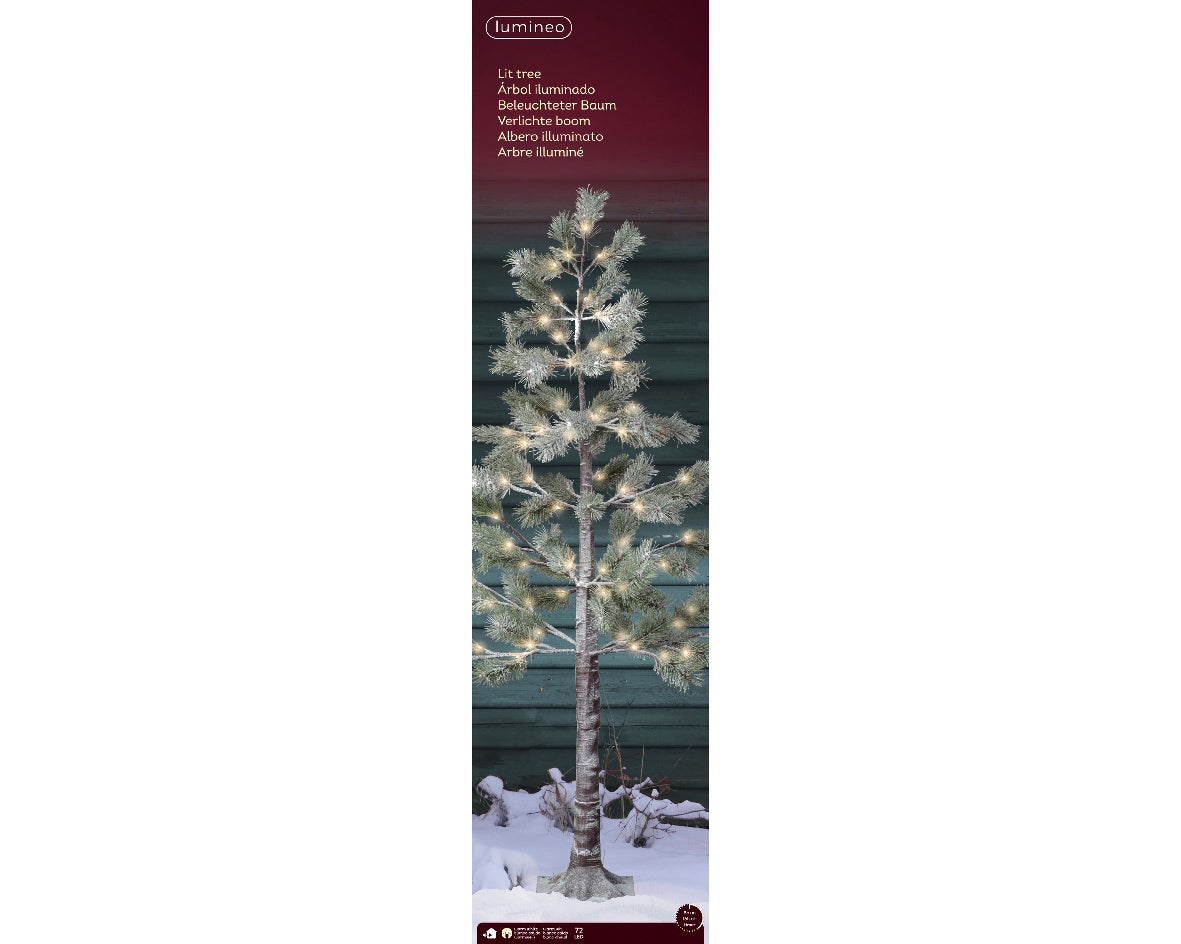 Snowy pine LED tree- 5ft