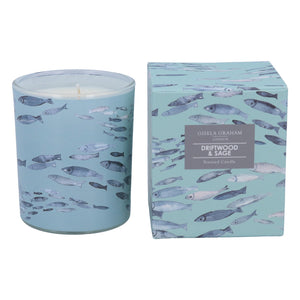 Driftwood & sage giftboxed candle