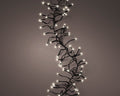 3000 LED Cluster Lights Warm White on Green Cable
