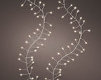 480 Micro wire LED warm white compact lights on silver wire