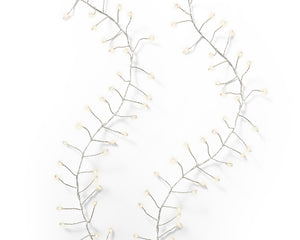 960 micro wire LED compact lights warm White on Silver Wire