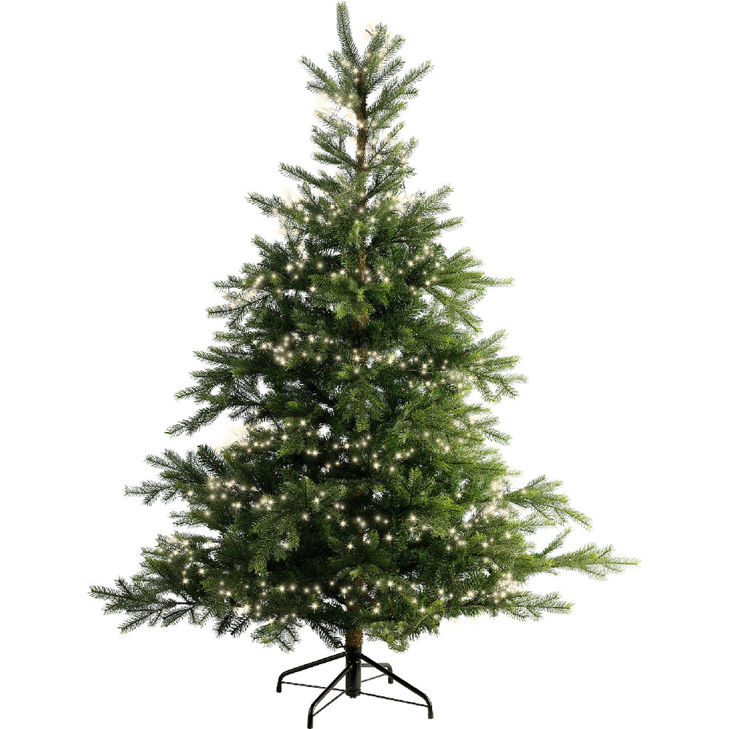 960 Micro Wire LED compact warm white lights on green wire