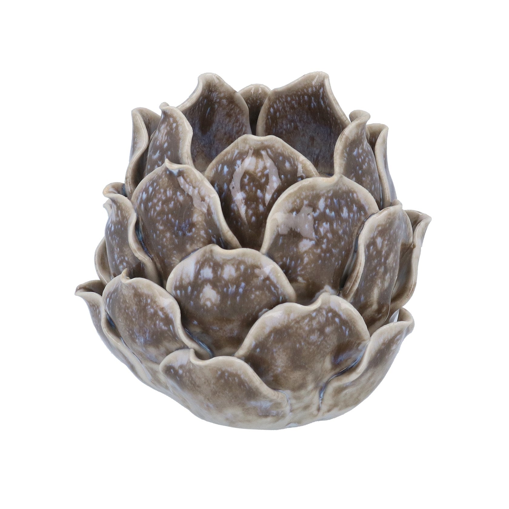 Grey Artichoke Tea Light Holder