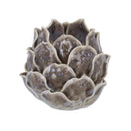 Grey Artichoke Tea Light Holder