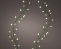 1440 Micro Wire LED compact warm white lights on green wire