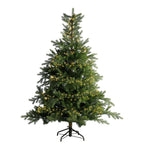 1000 LED compact soft gold lights on green cable